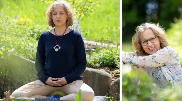 Claudia Nothelfer nimmt sich regelmässig Zeit für Meditationen. (Bilder Pia Neuenschwander)