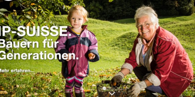 Auf der Webseite von IP-Suisse ist der neue Claim schon ersichtlich. (Bild Screenshot www.ipsuisse.ch)