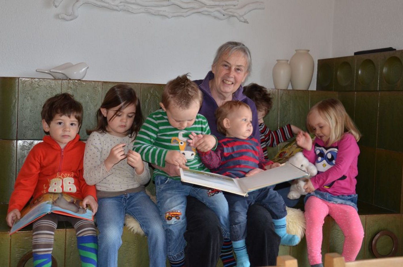 Margrit Gasser geniesst es immer, Zeit mit ihren Enkelkindern zu verbringen. Zwölf sind es insgesamt. (Bild mst)