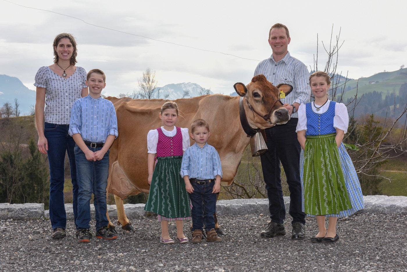 Familie Zemp produziert seit Jahren erfolgreich Glacé vom eigenen Hof. (Bilder zVg) 