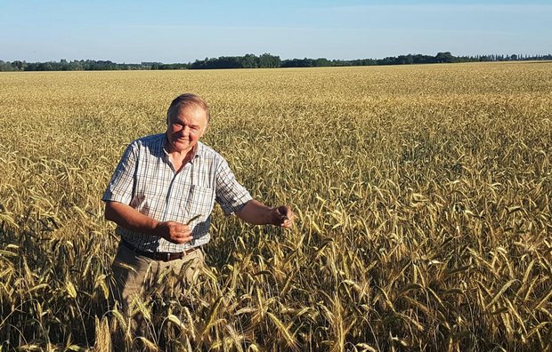 Vasyl Loban ist einer der etwa 300 Landwirte in der Ukraine, welche biologischen Landbau betreiben (Stand 2016). (Bild Boris Busslinger)