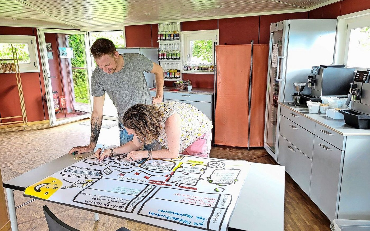 Kursteilnehmer befassten sich in Hohenrain mit ihren betrieblichen Visionen.