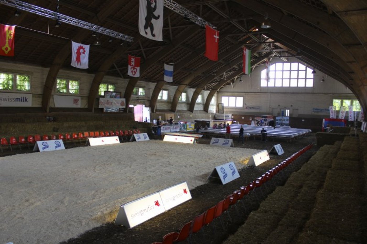 Der Ring in der Reithalle in Bern.