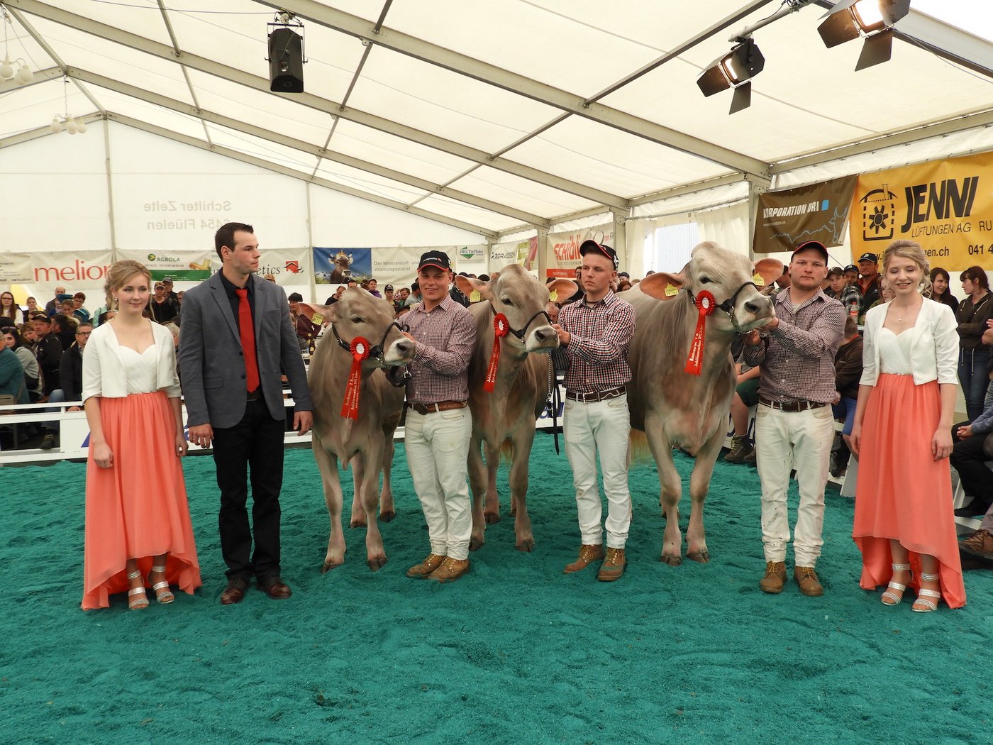 Den Kantonscup gewann die Gruppe Uri 2 mit Pius Arnold, Simon Arnold und Simon Gisler (von links).