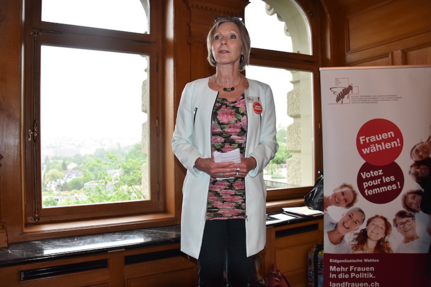 Nationalrätinnen Maya Graf und ...