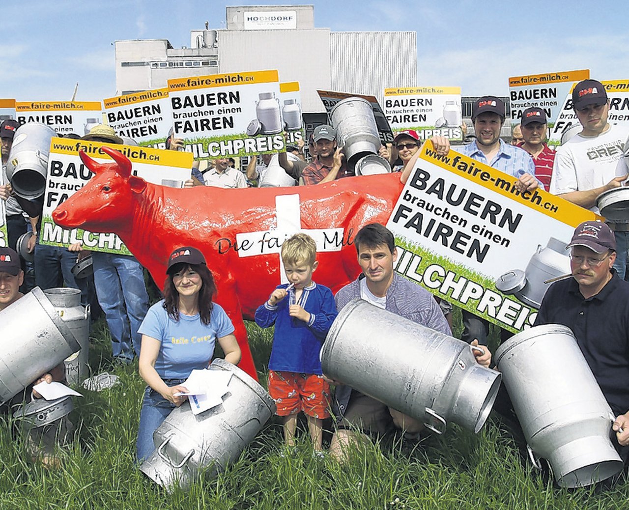 Vor zehn Jahren bewegte der grosse Milchstreik bauernzeitung.ch