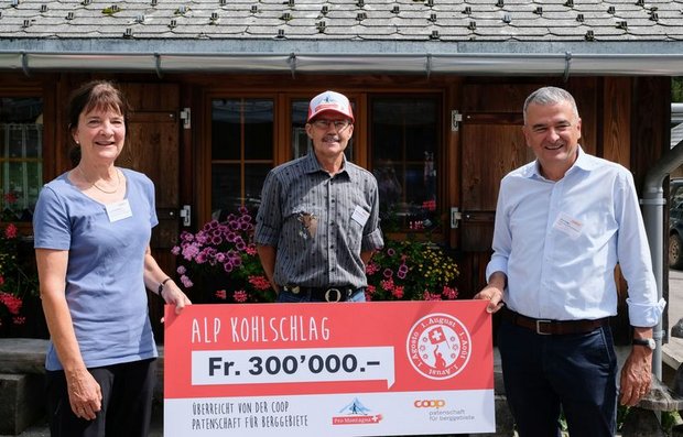 Coop hilft Alp Kohlschlag mit CHF 300'000 Die letzten Sanierungen wurden vor 40 Jahren vorgenommen. (Bild Coop)