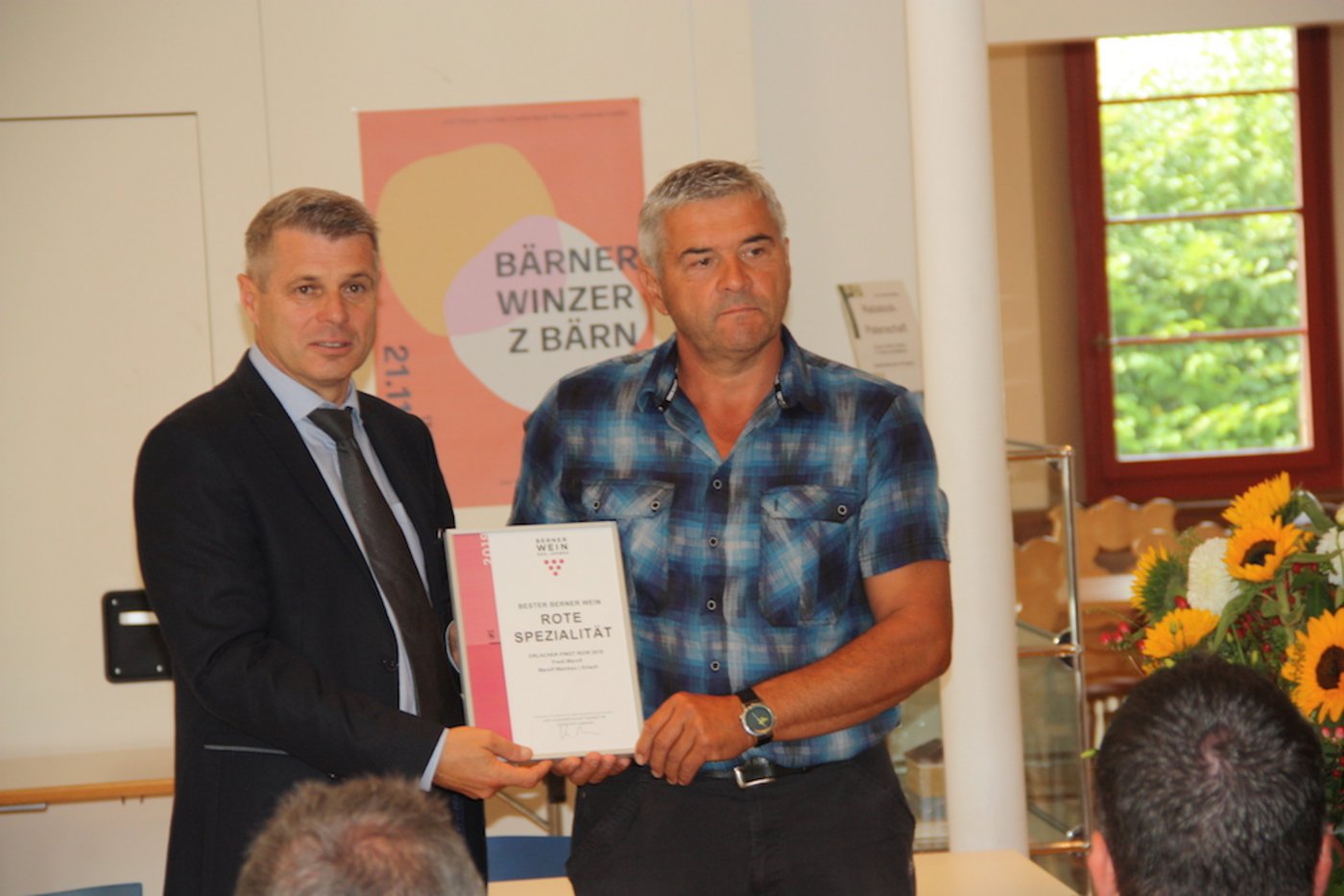 und für die Rote Spezialität ausgezeichnet wurde Fredi Marolf, Erlach. 