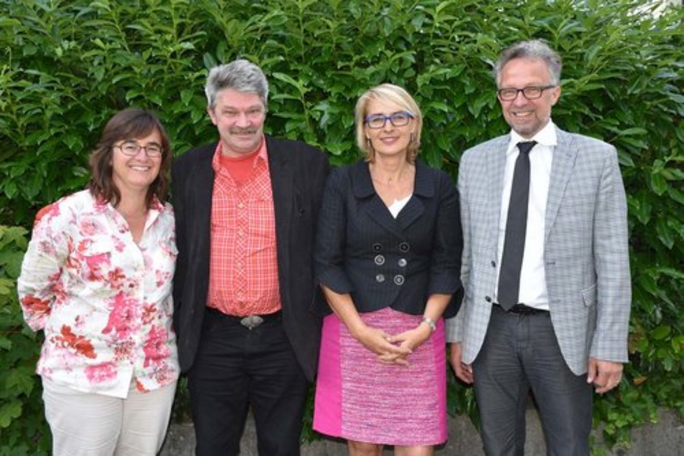 Sylvie Aubert Brühlmann, Lorenz Koller, Anna Crole-Rees, Ulrich Ryser (v.l.). (Bild zvg)