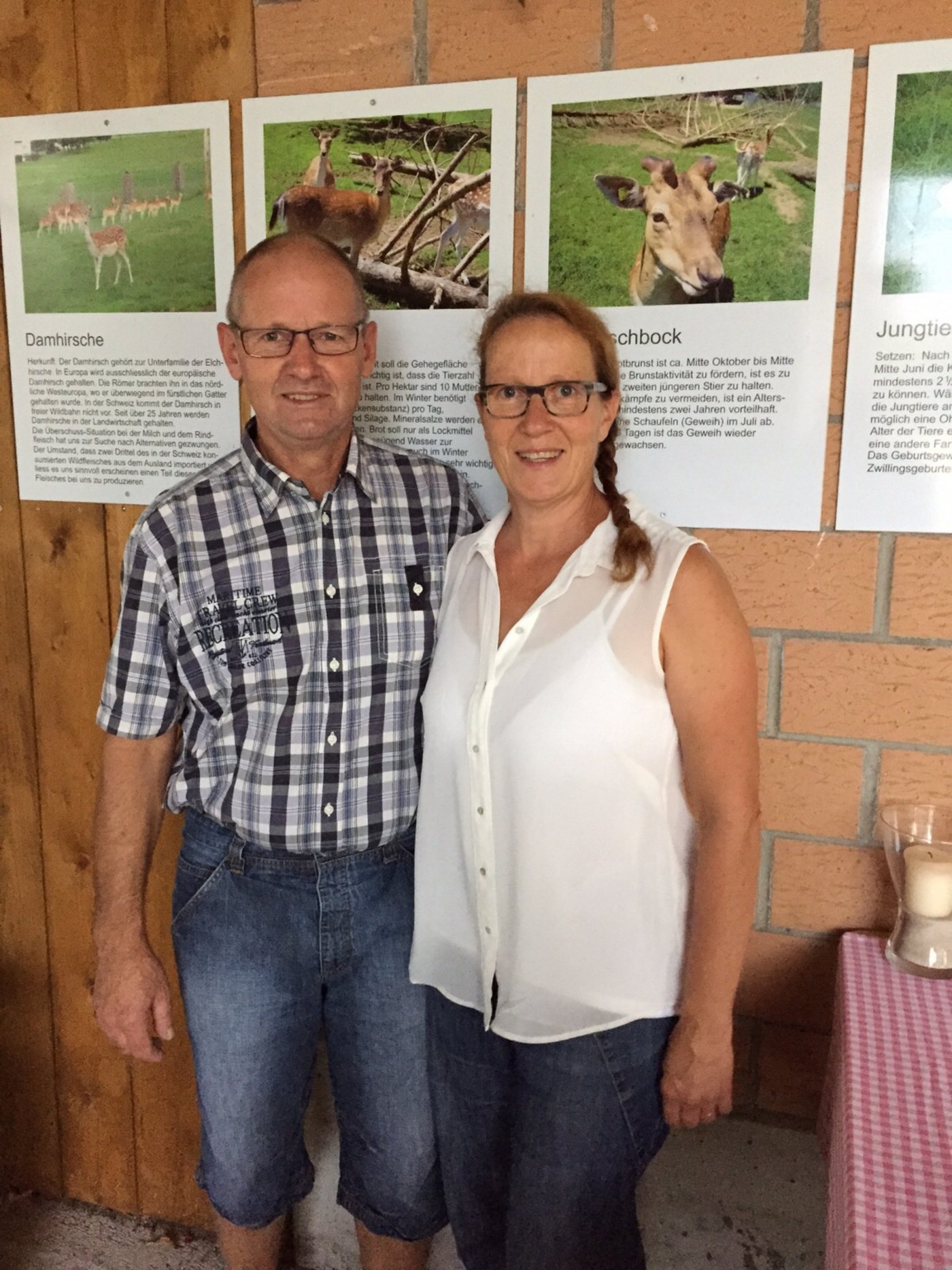 Christine und Markus Gafner: Hirschhalter mit viel Herzblut. (Bild zVg)