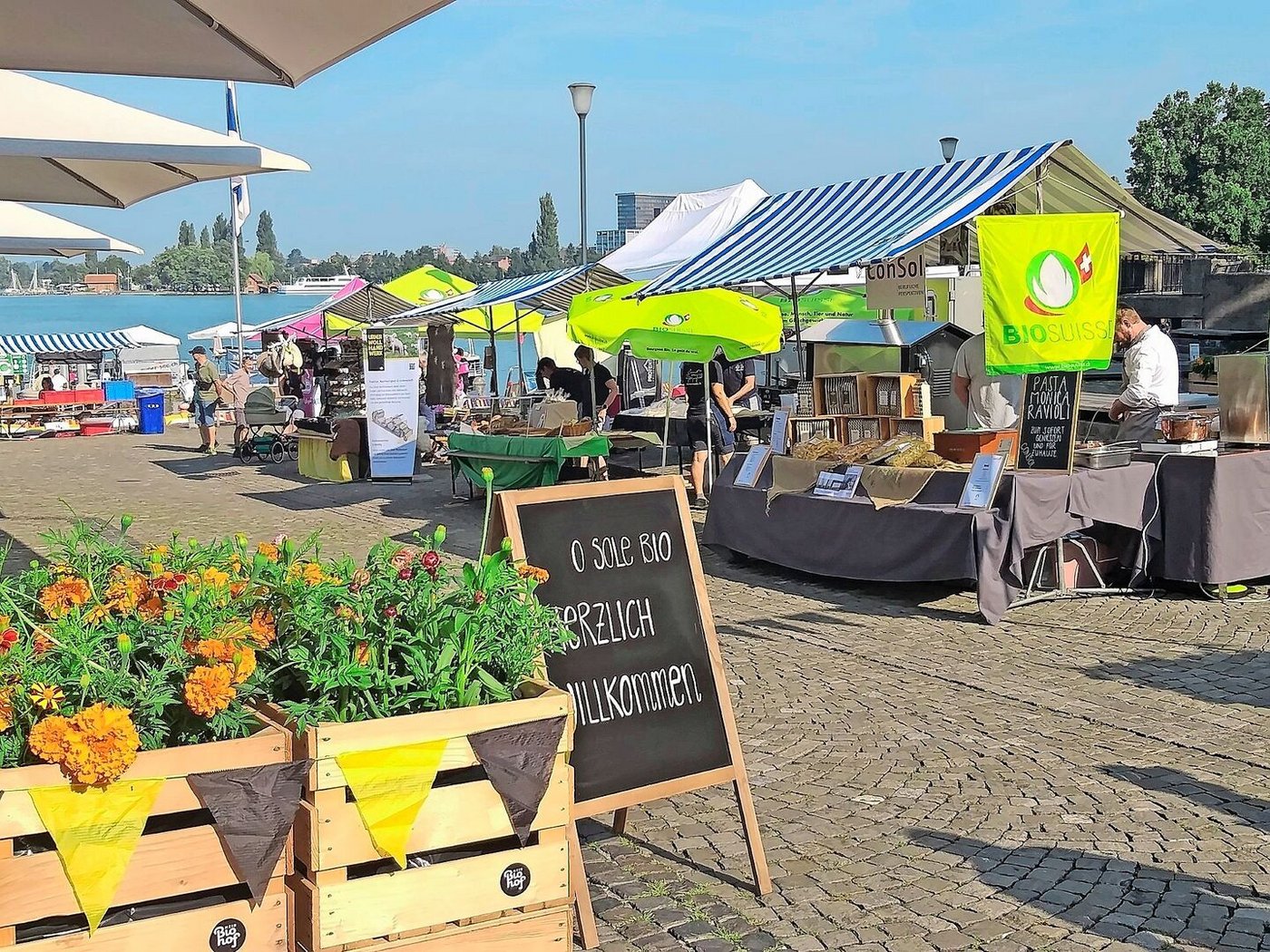 Am 30. August findet in Zug wieder der Bio-Markt O Sole Bio statt.