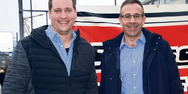 Ronni Vögeli (l.) wurde neu an die Spitze von Swiss Beef Region Ost gewählt. Er löst Oliver Engeli ab. 