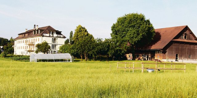 Das Heim Hermolingen in Rothenburg, mit angegliedertem verpachteten Landwirtschaftsbetrieb. (Bild Hermolingen)
