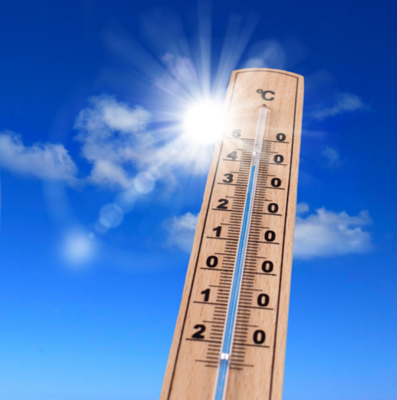 Als Sommertag gilt, wenn Temperaturen über 25°C gemessen werden. (Bild Fotolia)