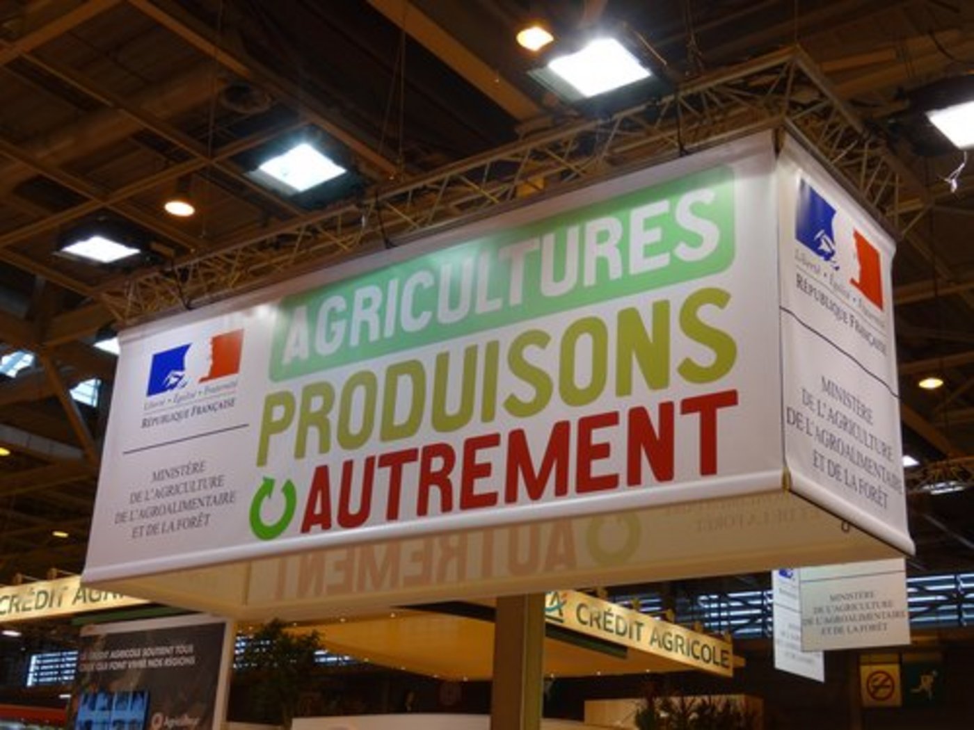 Der Stand des Landwirtschaftsministeriums an der SIA in Paris. (Bild: lid)