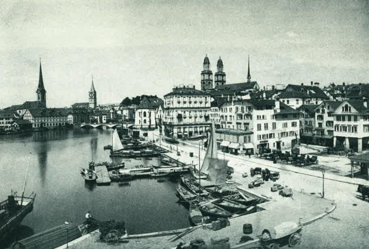 So sah Zürich in der ersten Hälfte des 19. Jahrhunderts aus. (Bild A. Braun)