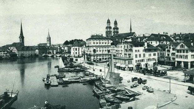 So sah Zürich in der ersten Hälfte des 19. Jahrhunderts aus. (Bild A. Braun)