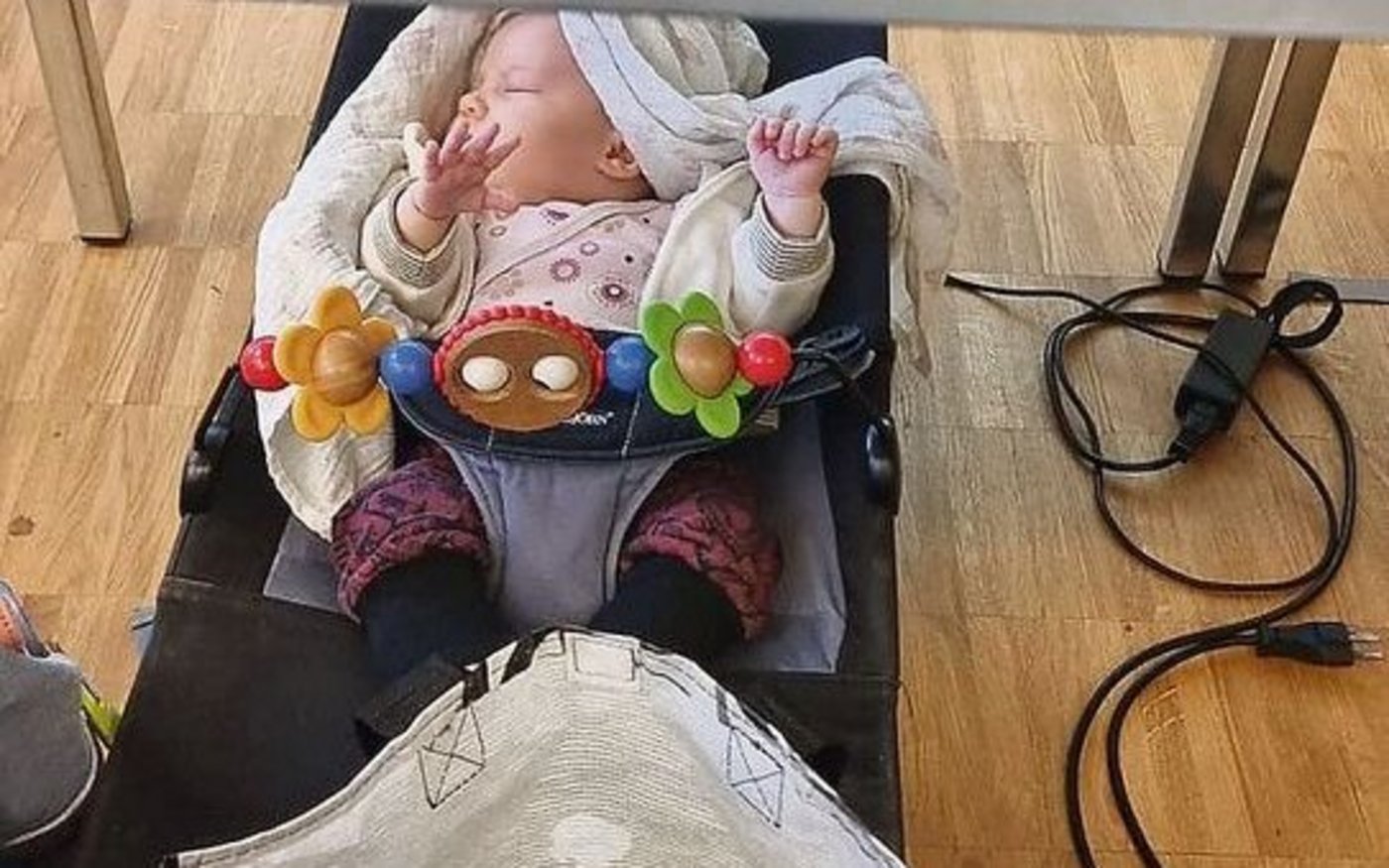 Die Heuproben interessierten Milena nicht sonderlich. 