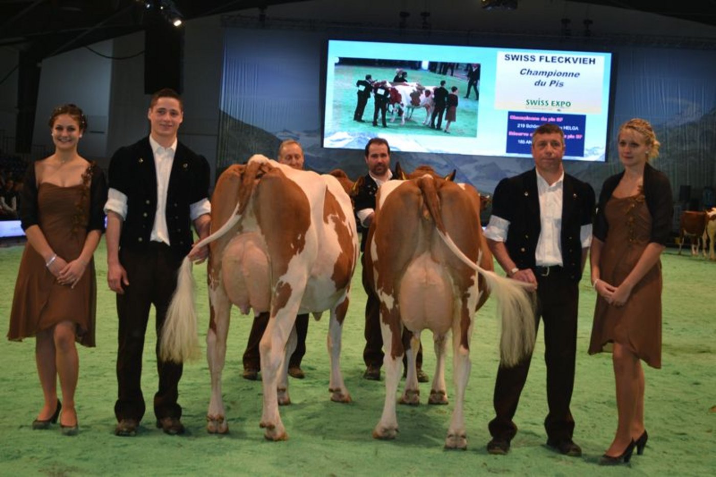 Schöneuter (rechts): Schönegg Manitou Helga, Ueli und Niklaus Berger, Burgistein und  Vize-Schöneuter: Manitou Andrea, Christian Siegenthaler, Schangnau