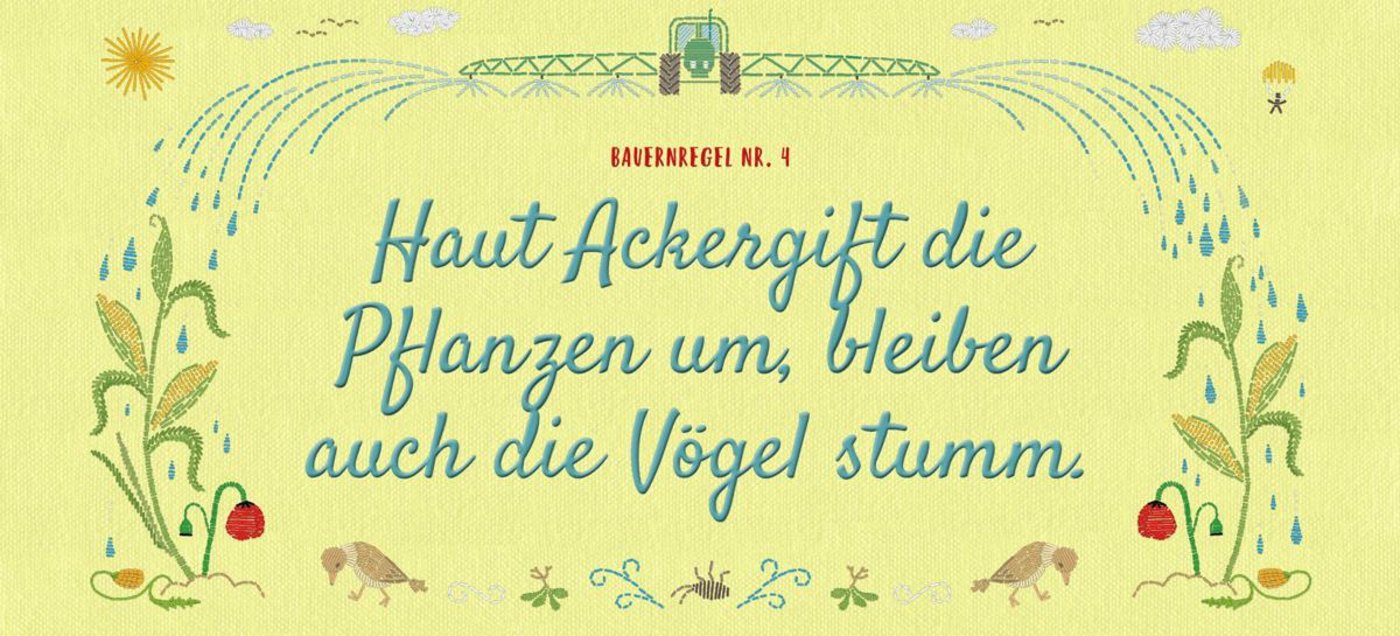 Eine der «Bauernregeln» des deutschen Umweltministeriums. Eine der Bauernregeln des Bundesministeriums für Umwelt. (Bild Bundesministerium für Umwelt, Naturschutz, Bau und Reaktorsicherheit) 