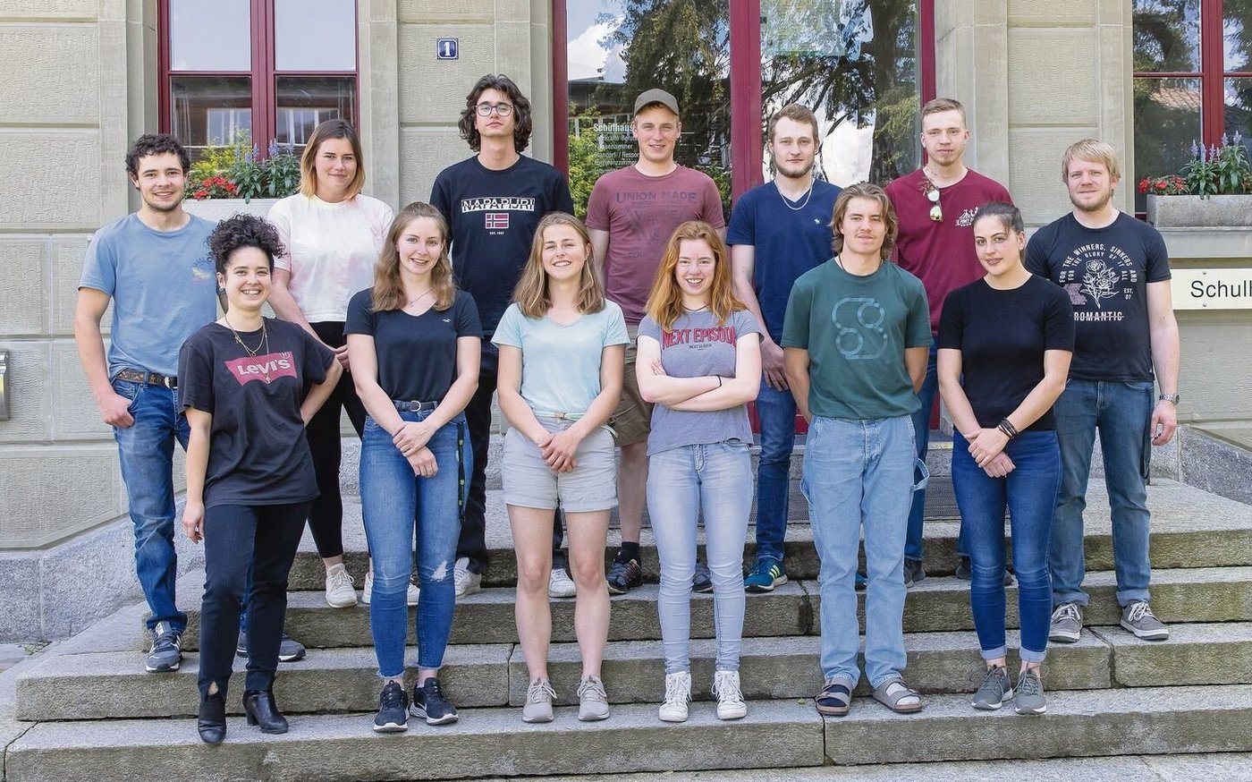 Die Landwirtinnen und Landwirte EFZ der Klasse 3E. 