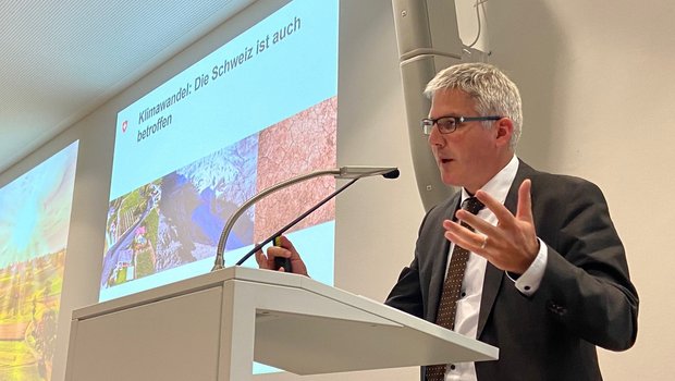 «Ich stecke mitten in einem interessanten politischen Prozess», sagte BLW-Direktor Christian Hofer. (Bild akr)