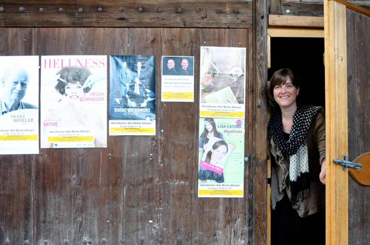 Sandra Rupp bietet in der Alten Mühle Attiswil kulture Leckerbissen wie Franz Hohler. Insgeheim träumt sie von einem Sommer auf der Alp. (Bild: Renate Bigler-Nägeli)