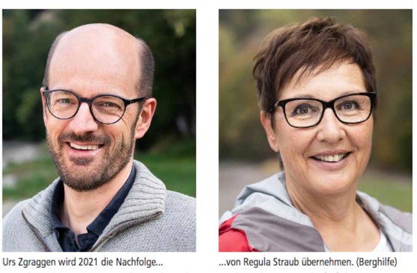 Kurt Zgraggen wird 2021 die Nachfolge von Regula Straub übernehmen. (Bild Berghilfe)