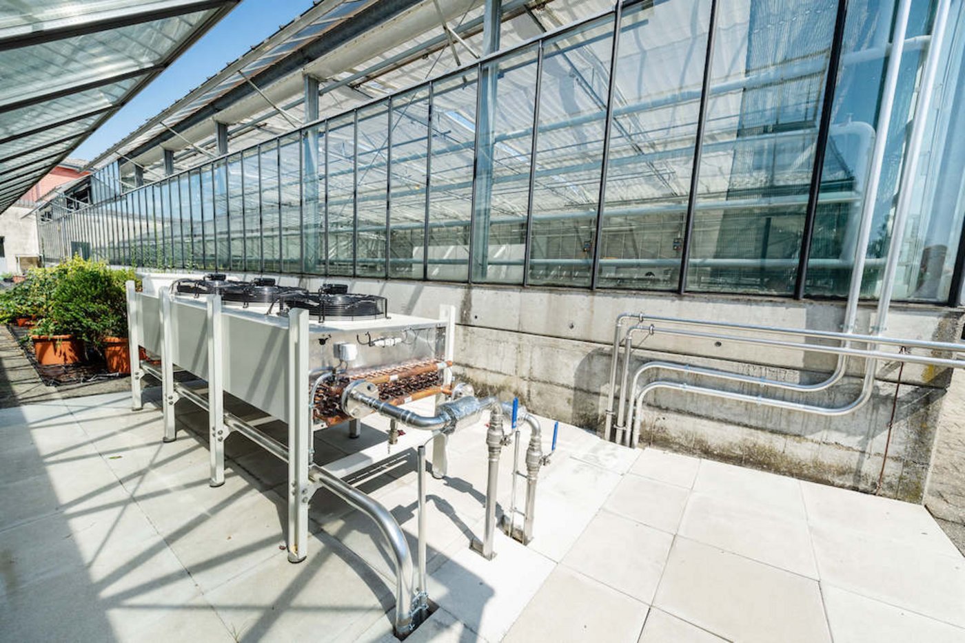 Über diese Energiezentrale läuft die Rückkühlung. So hat das Wasser in den Becken stets die richtige Temperatur für ihre schuppigen Bewohner. 