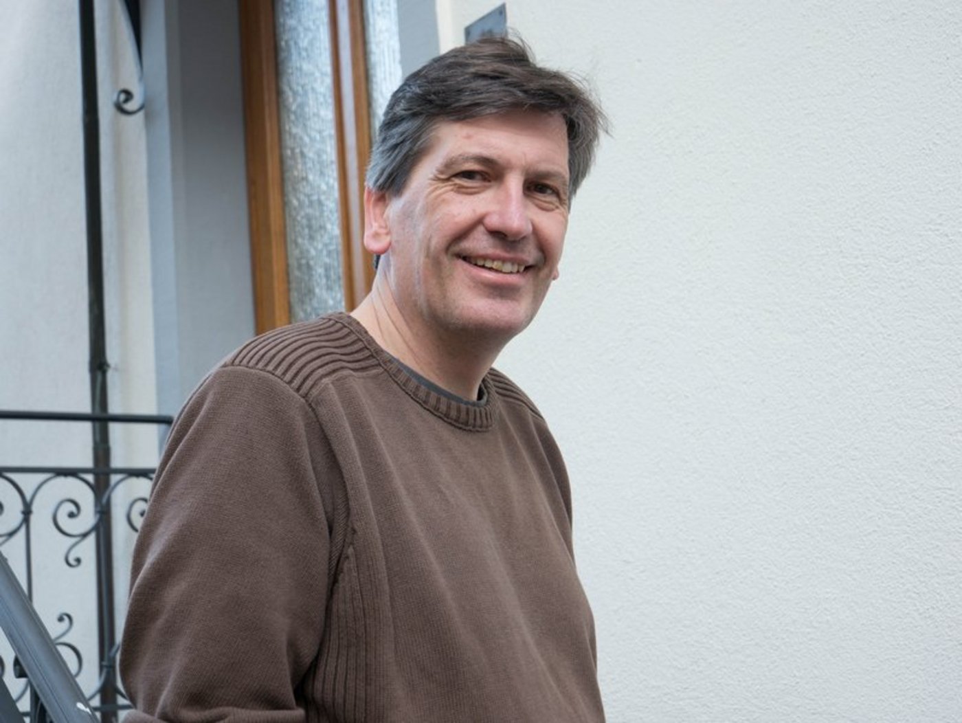 Lukas Müller beim Treffen in Zürich. Er arbeitet an der Cornell University in New York. (ep)