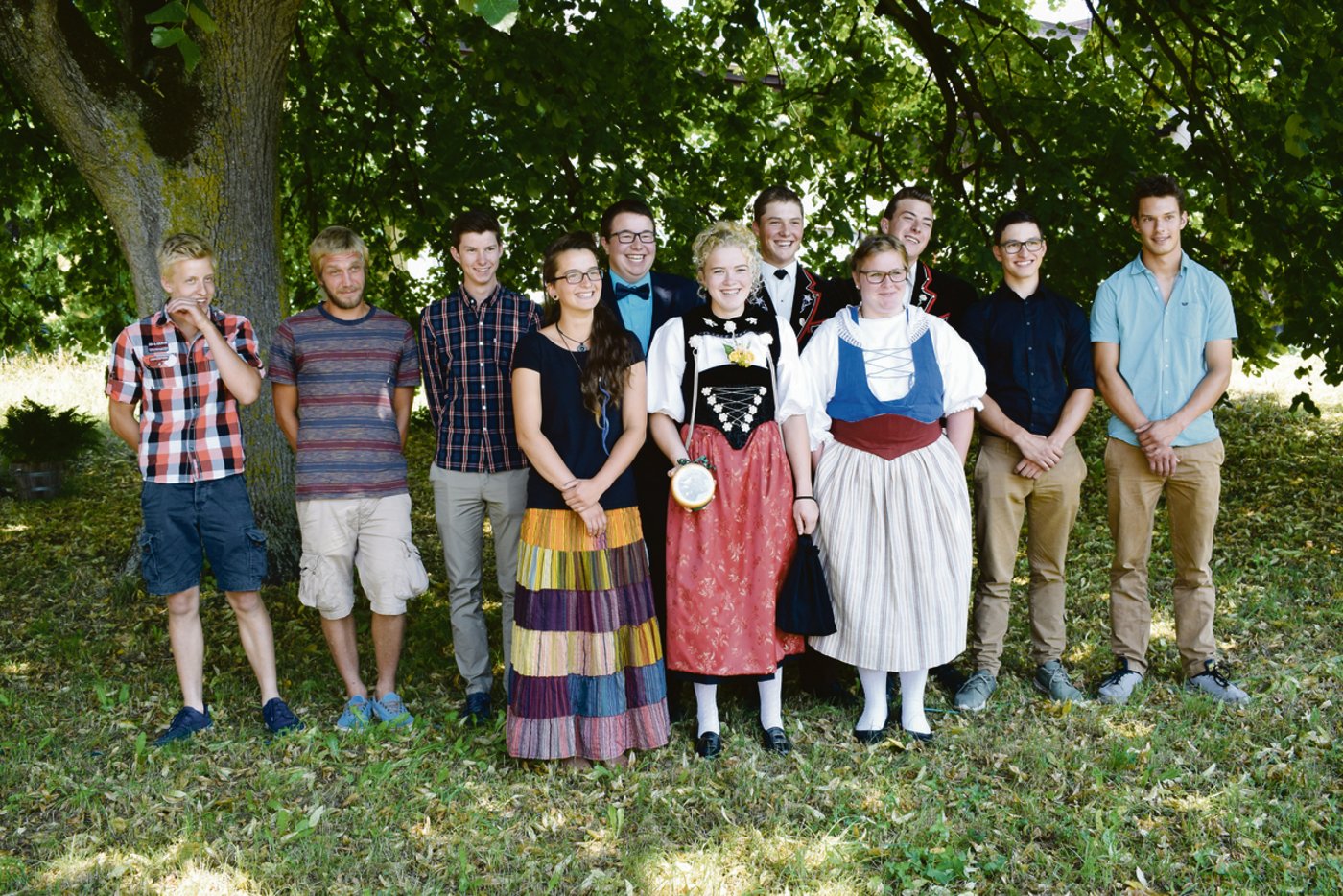 Die Landwirte EFZ mit Schwerpunkt Biolandbau in Erstausbildung freuten sich über ihr Diplom.