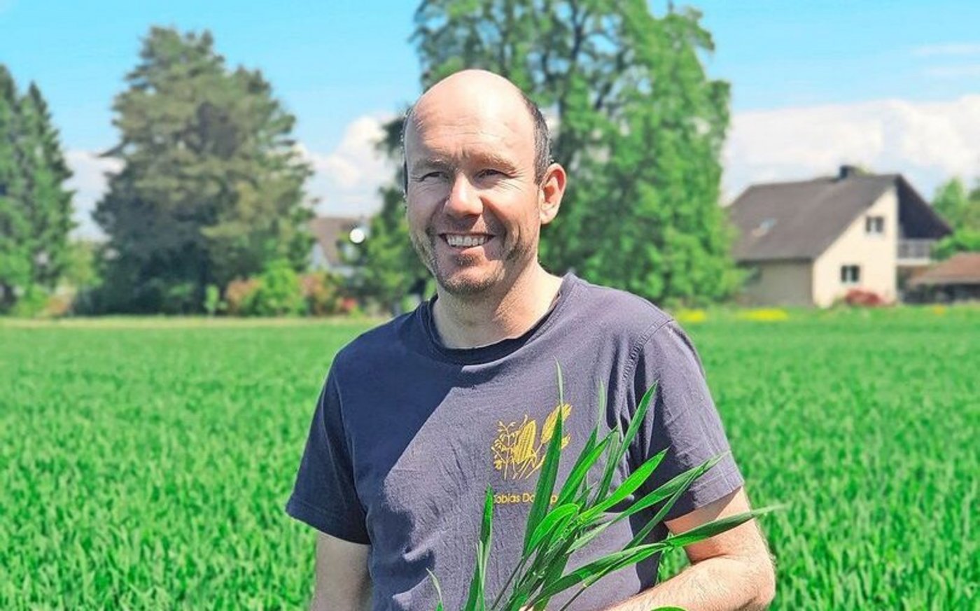 Tobias Daepp arbeitet auf dem elterlichen gemischten Betrieb mit. Sein Vater sei auch sehr motiviert für die teilflächenspezifische Düngung.