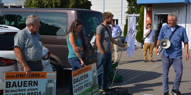 Rudi Berli von Uniterre: "An die drei Rappen hält sich faktisch niemand". (Bilder Franziska Jurt / BauZ)