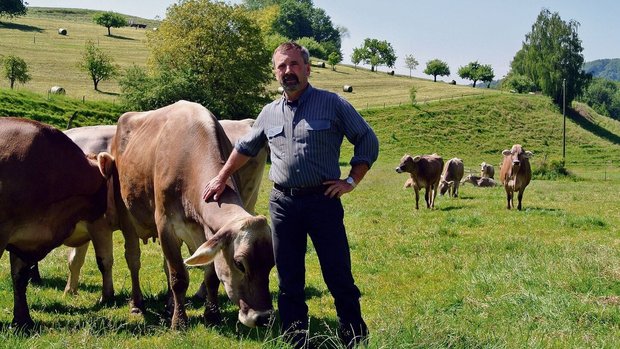 Am kommenden Mittwoch hat Hanspeter Kern seinen letzten Arbeitstag als SMP-Präsident. Künftig wird der 69-jährige wieder mehr Zeit haben für die Kühe und die Reben, die er bereits dem Sohn übergeben hat. 