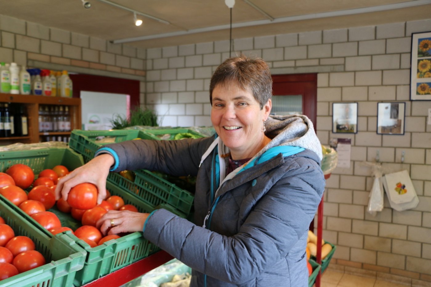 Das Gemüse verkauft Isabel Otti im Hofladen und auf verschiedenen anderen Kanälen ausschliesslich in Bioqualität. (Bilder Sandra Joder)