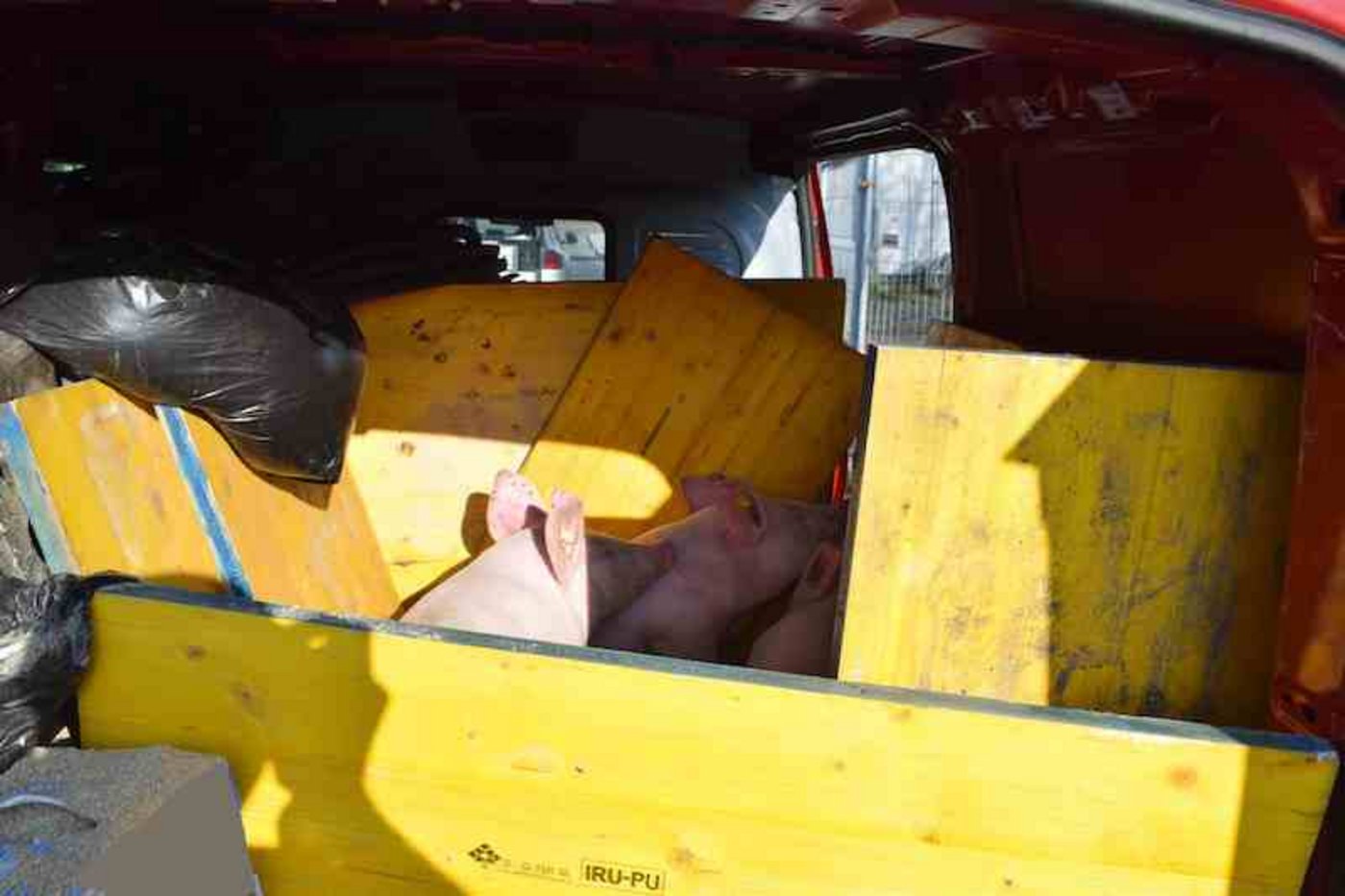 Der Transporter war eindeutig nicht für Tiere geeignet. (Bild Kapo LU)