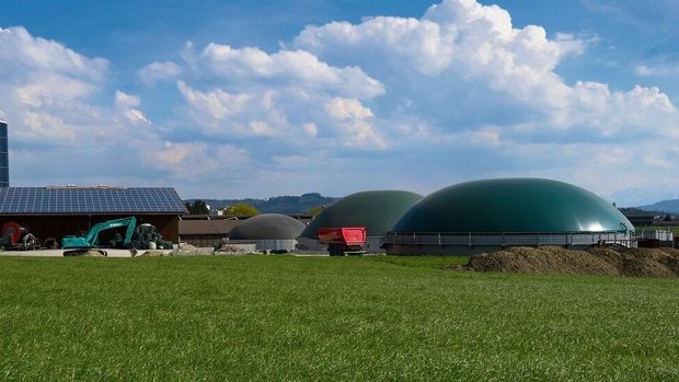 Ideale Kombination: Fotovoltaik- und Biogasanlagen auf dem Bauernhof. Zu prüfen seien künftig Zonen für erneuerbare Energien, um Konflikte mit der Raumplanung zu verhindern. 