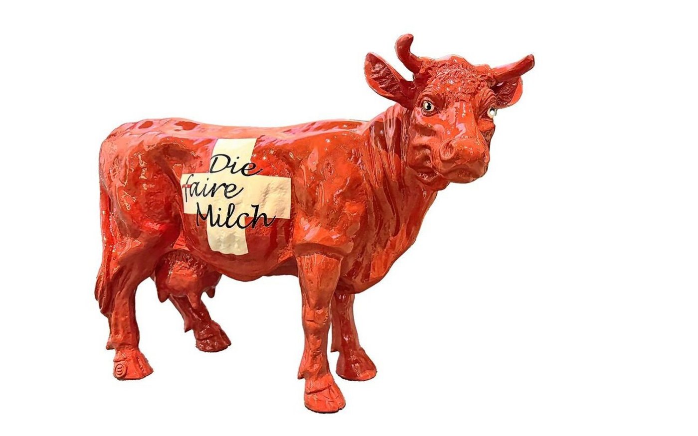 Die Kuh «Fairona» setzt sich als Maskottchen für einen fairen Milchpreis ein. 