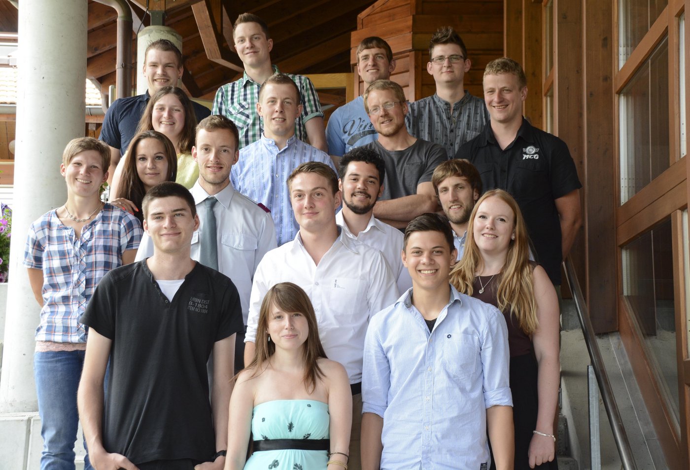 Die Klassen der berufsbegleitenden Nachholbildung und der Berufsmaturität.