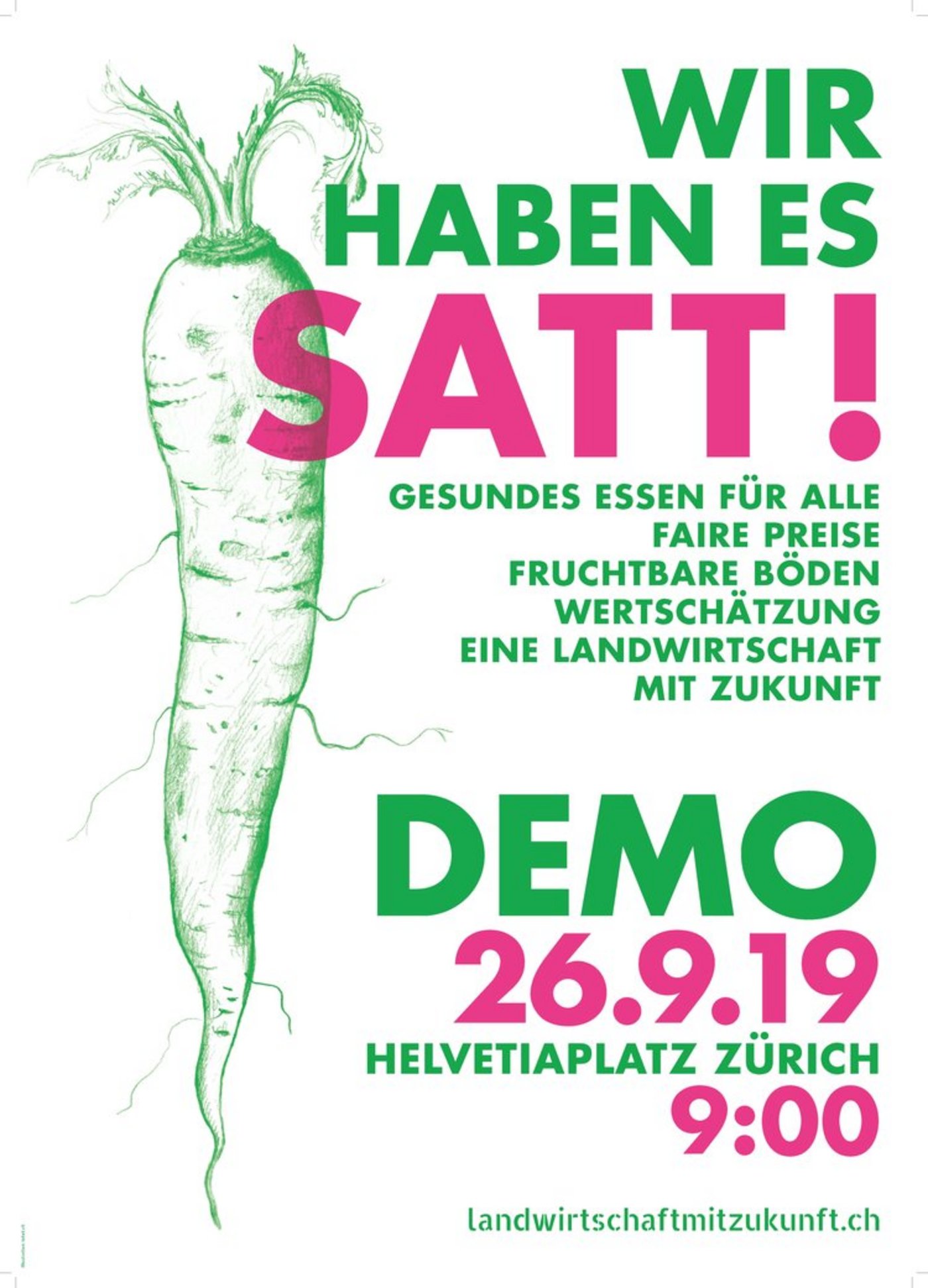 Im Rahmen der Aktionswoche des Klimastreiks wird eine gemeinsame Demo stattfinden. (Bild zVg)
