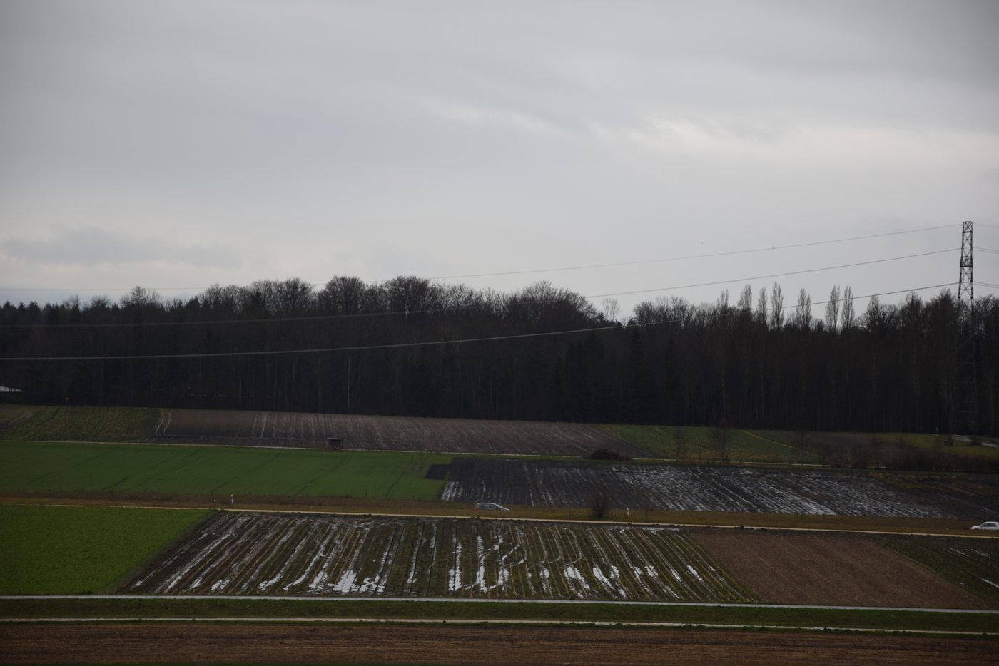 Auch hier blieb das Wasser liegen. 