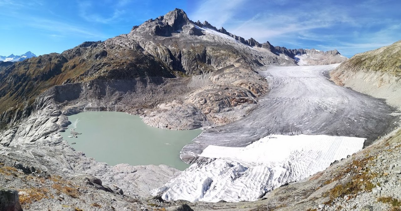 Der Rhonegletscher 2018. (Bild Remeo Walser/Wikimedia)