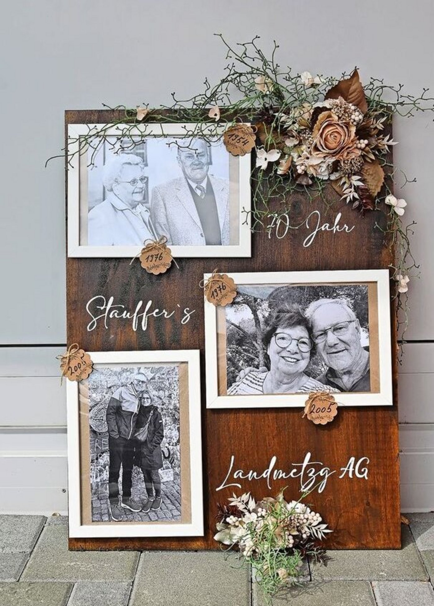 Drei Generationen Stauffer prägen den Betrieb: Ruedi und Verena (oben), Urs und Rosmarie (Mitte) und Claudio und Ursula (unten). 