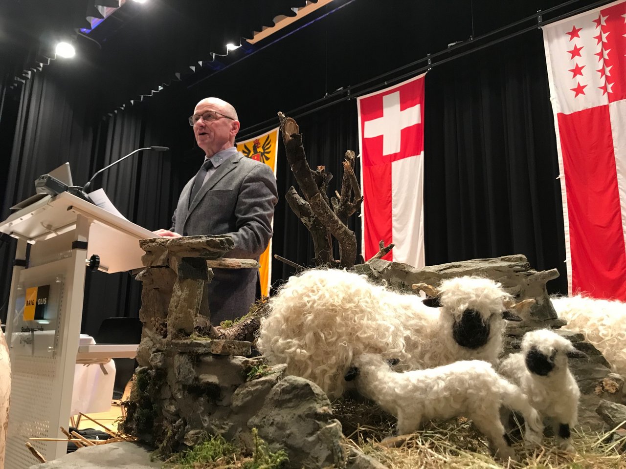 Alwin Meichtry bleibt Präsident des Schweizerischen Schafzuchtverbands. (Bild akr)