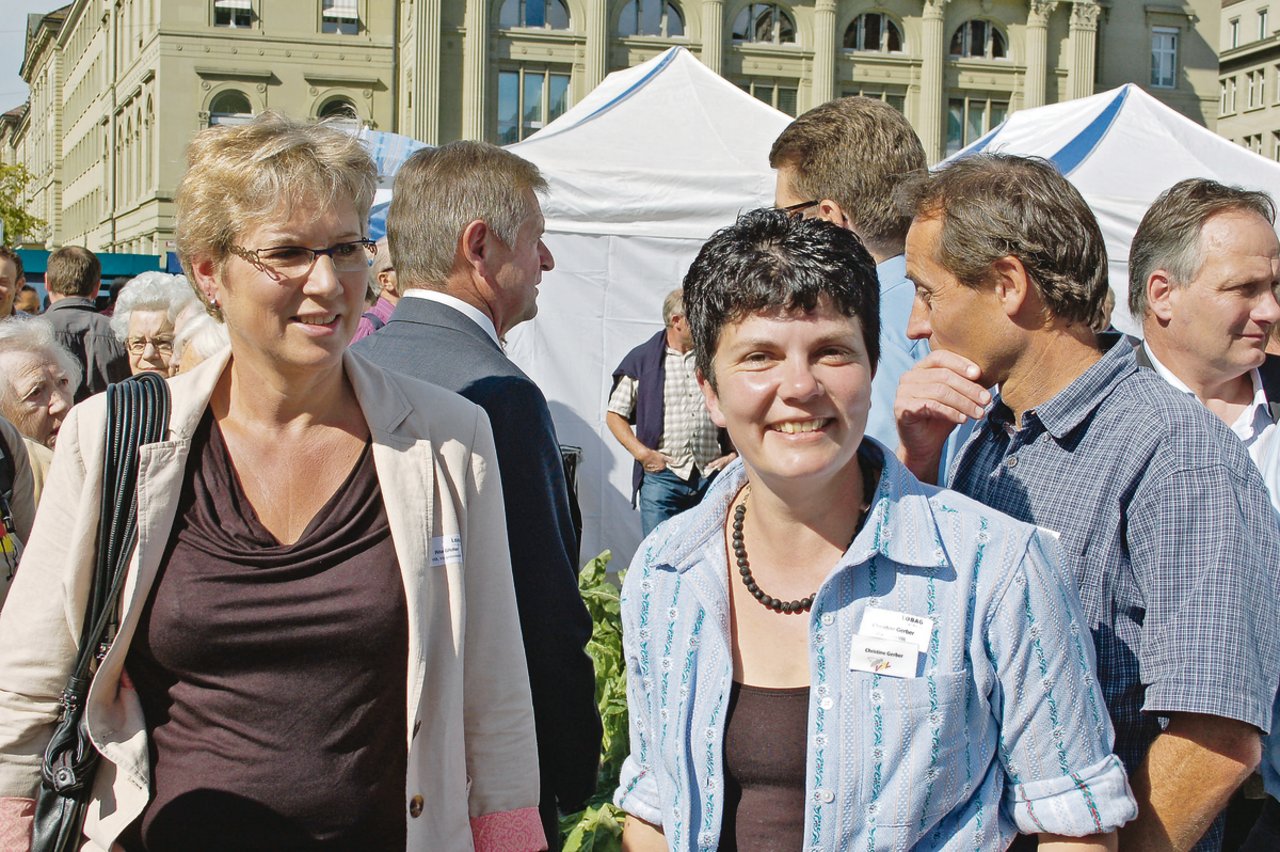 2012 war Christine Gerber noch in ihrer Funktion als VBL-Präsidentin an der Sichlete: Ein Jahr später wurde sie Vizepräsidentin des Berner Bauernverbands.(Bild dj)