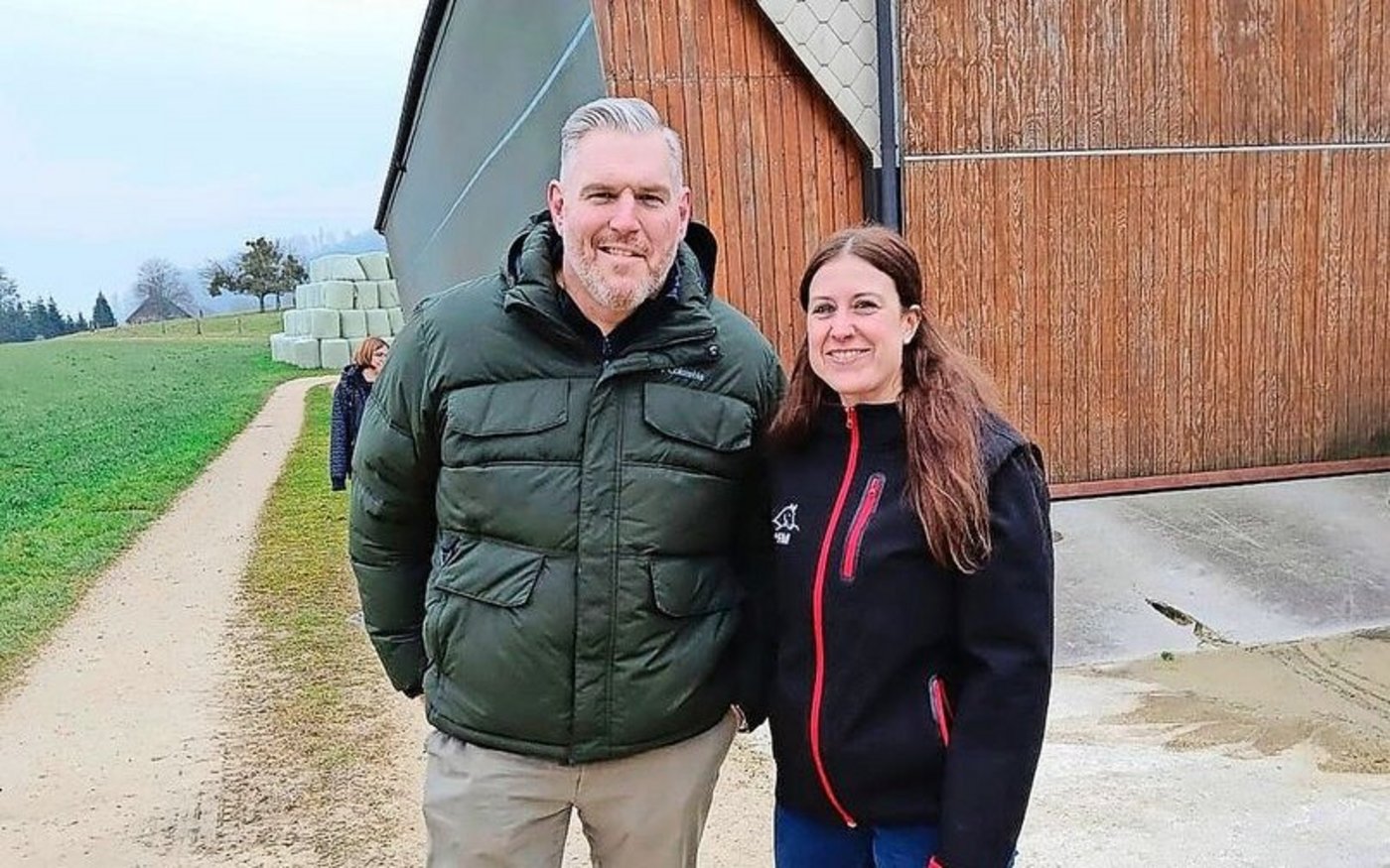 «Er ist wirklich gross»: Autorin Regula Fürst nahm gleich frei, als sie realisierte, dass auch Chrigu Stucki kommt. 