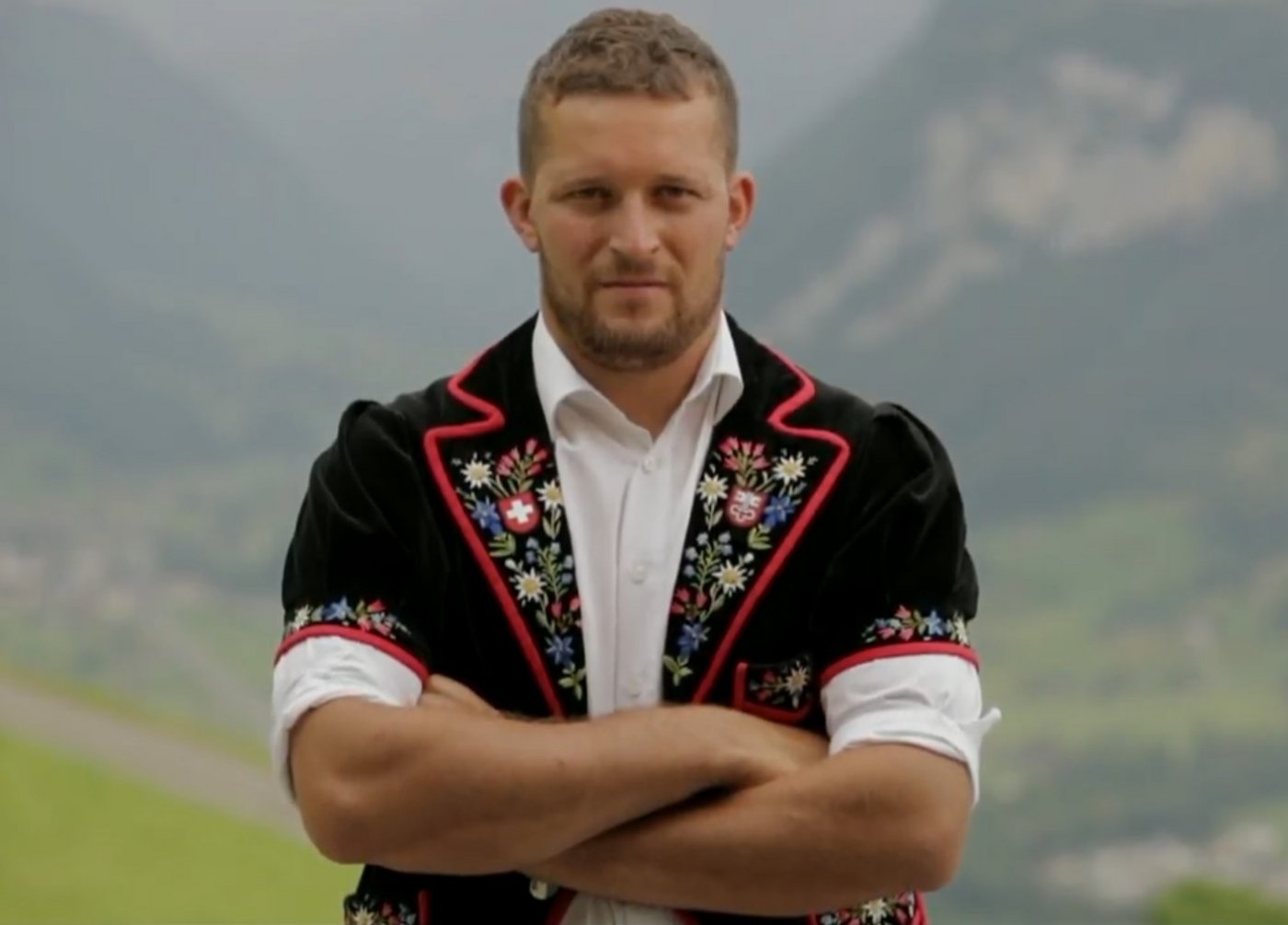 Tolles Ergebnis für den Bergbauer aus Bürglen: Marcel Mathis wurde in Zug zweiter. (Bild Screenshot BauZ)