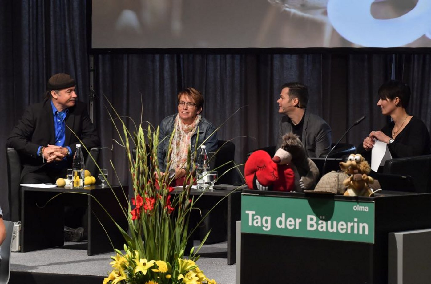 Das abschliessende Podium am 24. Olma-Bäuerinnentag. (Bild pd) 