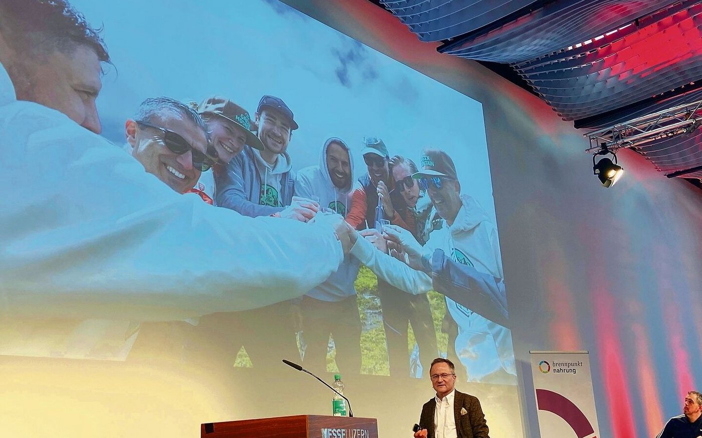 Trendig trotz Tradition: Hilcona-Chef Martin Henck berichtete über das firmeneigene Start-up Green Mountain.