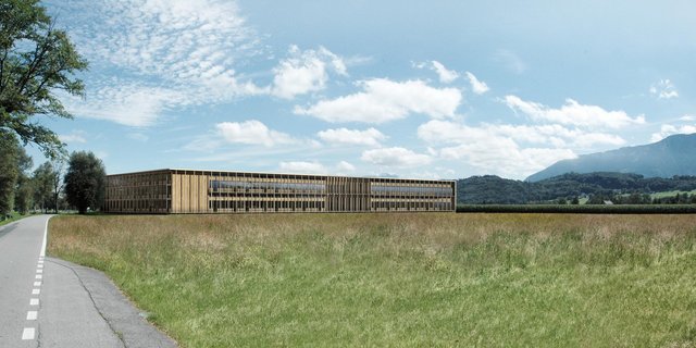 So wird sich das neue LZSG in Salez nach der Fertigstellung präsentieren. (Bild zVG)t